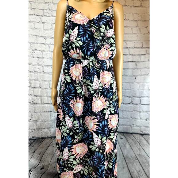 H & M Divided Floral Maxi Dress - 12 - Picture 7 of 14